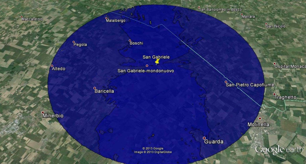 Copertura Internet ADSL WiFi - San Gabriele BOLOGNA